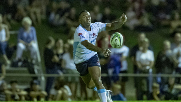Kurtley Beale got through 70 minutes in Dalby in his first match of the year. 