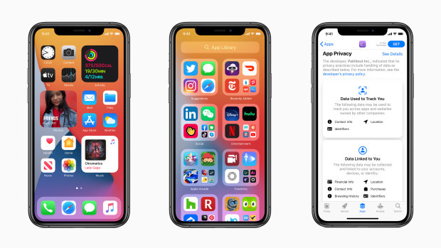 iOS 14 brings changes to home screen and app management, plus new privacy tools.