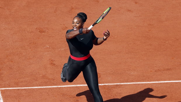 Unsighted: It is highly unlikely Serena Williams' notorious 'catsuit' will make a return this year.
