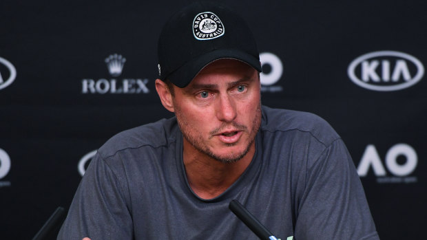 Lleyton Hewitt says Bernard Tomic attempted to blackmail him. 