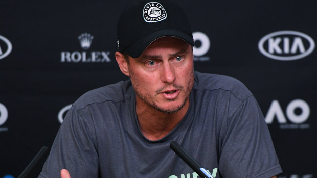 Outspoken: Lleyton Hewitt is far from a fan of the new Davis Cup format.
