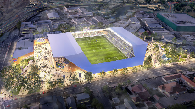 The Brisbane Strikers planned a 15,000-seat stadium at Perry Park when the club was preparing its failed A-League bid.