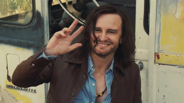 Damon Herriman as Charles Manson in Quentin Tarantino's Once Upon a Time in a Hollywood.