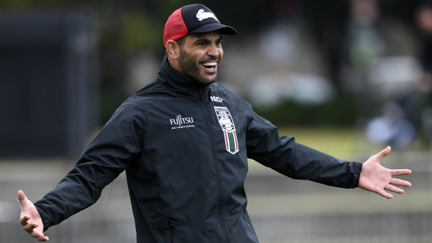 Who me? The Storm have been preparing for Greg Inglis by role-playing the Souths skipper at training.
