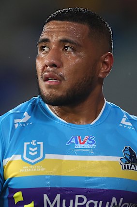 Moeaki Fotuaika of the Titans.