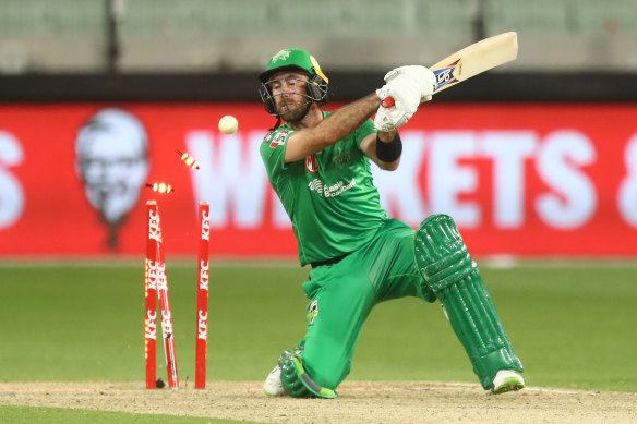 Glenn Maxwell scored an impressive 66 but his Melbourne Stars have missed the Big Bash finals.