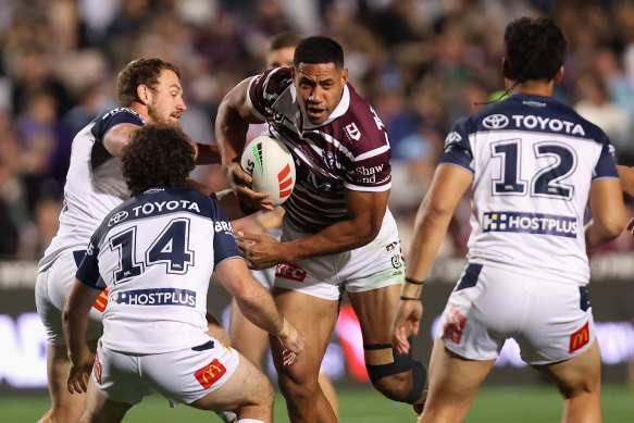 NRL 2023: Wasteful Manly Sea Eagles stumble against up-and-coming North  Queensland Cowboys