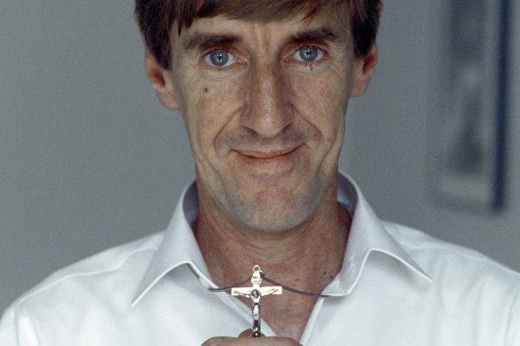 Paedophile priest Michael Glennon in 1991.