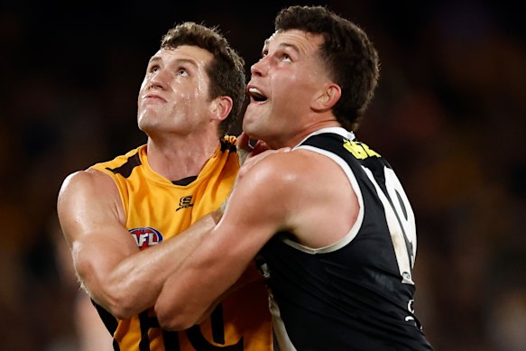 Lloyd Meek took the honours over Rowan Marshall against the Saints.