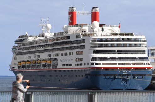 The Borealis cruise ship, operated by Fred. Olsen Cruise Lines Ltd.