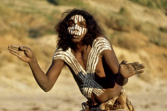 David Gulpilil in Storm Boy, the 1976 film that revealed parts of Australia that many people hadn’t seen before.
