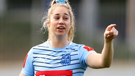 NSW captain Kezie Apps.