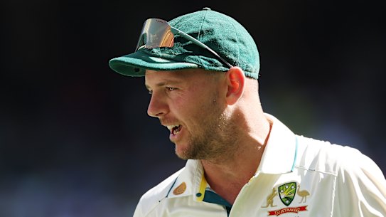 Josh Hazlewood in Perth.