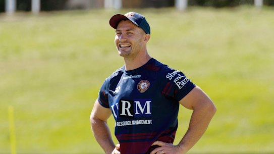 Interim Manly coach Kieran Foran.