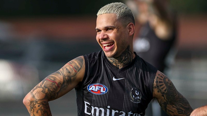 Bobby’s back: Star Magpie returns to training after long absence