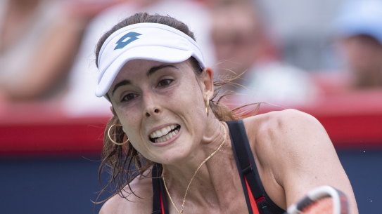 Alize Cornet handed violation for changing shirt on court at US Open