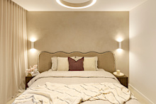 The anytime black-out curtains were also a win. “It feels like you’re in a space that you want to just go to sleep, which is great,” Marty said.