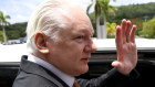 Julian Assange leaves court a free man. 