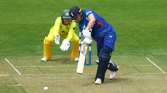 Nat Sciver-Brunt leading the England charge at Taunton.