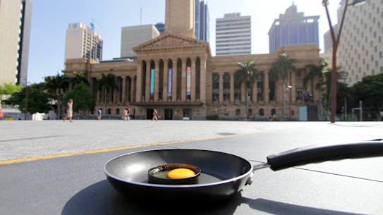 The mercury continues to rise after tops of 31 degrees in Brisbane at the weekend.