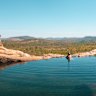 Nature’s infinity pool at Gunlom Falls.