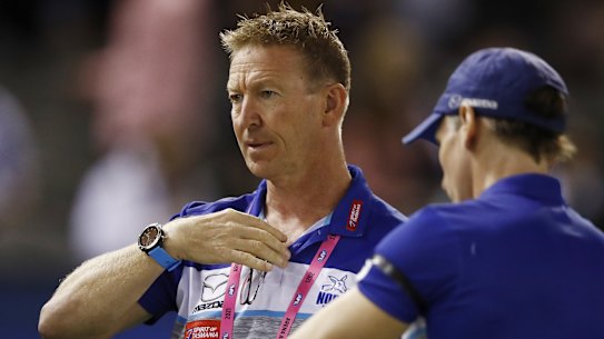 North Melbourne coach David Noble.
