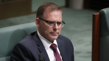 Labor MP Anthony Byrne in Parliament in 2018. 