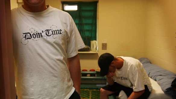 Inmates in Anne Hooker’s unit.