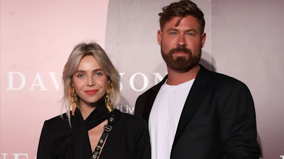 Aje designers Edwina Forrest and Adrian Norris