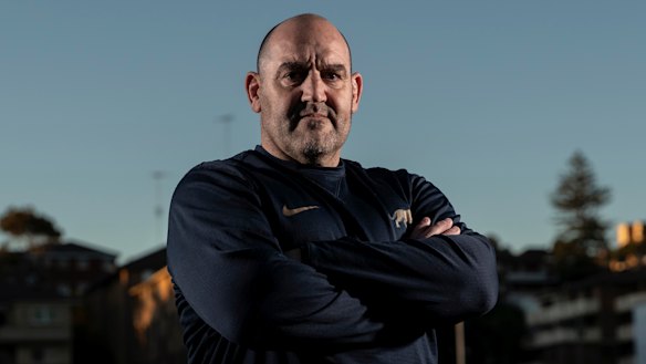 Argentina head coach Mario Ledesma at Coogee Oval last year. 