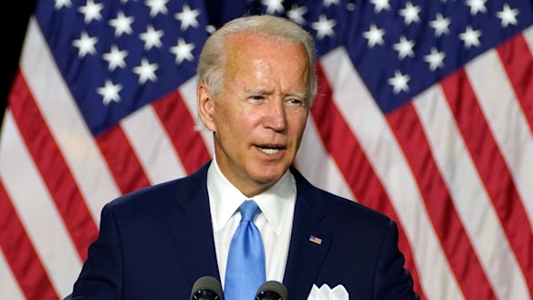 Democratic presidential candidate Joe Biden called out Donald Trump's characterisation of Kamala Harris.