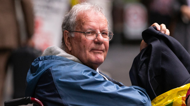 Rex Francis Elmer after a court appearance in 2018.