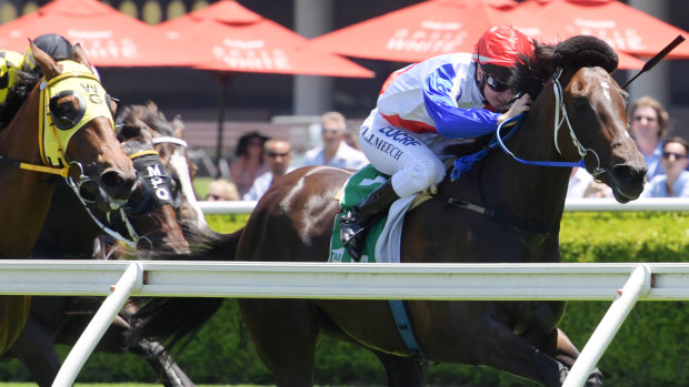 Licence to thrill: Linda Meech scores at Randwick aboard Smart As.