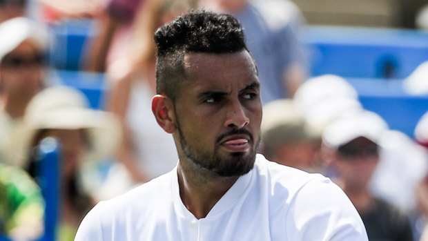 Standard: Trick shots, tantrums and a victory for Nick Kyrgios.