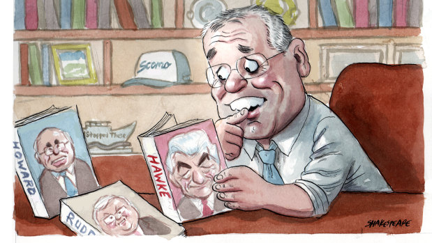A Prime Minister with role models. Illustration: John Shakespeare
