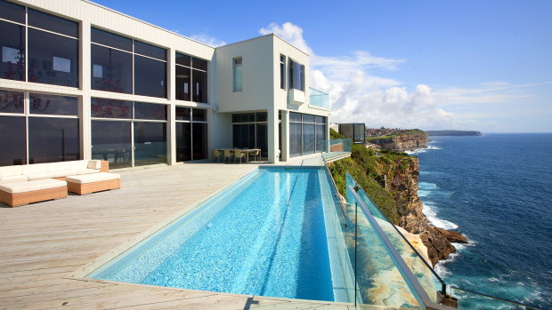Anthony Bell's $11.5 million property in Dover Heights, where Sam Burgess has been staying.