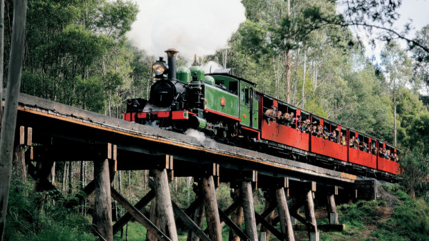 Puffing Billy is one of Victoria's most popular tourist attractions.