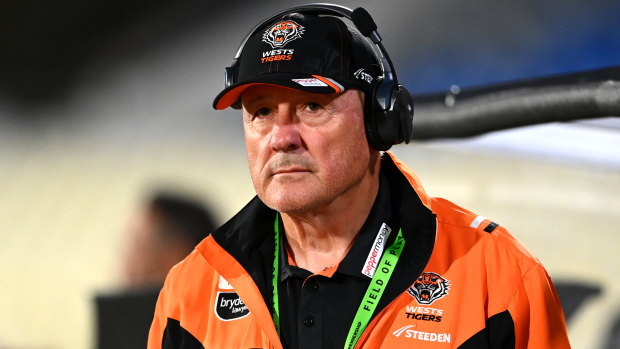 Wests Tigers coach Tim Sheens.