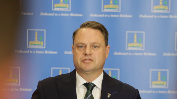 Brisbane Lord Mayor Adrian Schrinner.