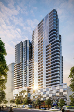 Box Hill’s Panorama project has been shut down after 20 building workers from construction firm MaxCon and their subcontractors tested positive for COVID-19.