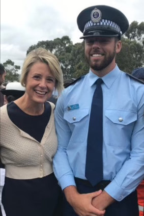 Daniel Keneally pictured with his mother Kristina Keneally.