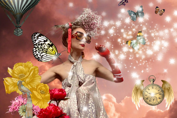 Estelle Michaelides’ headpieces are given new life in the digital space.