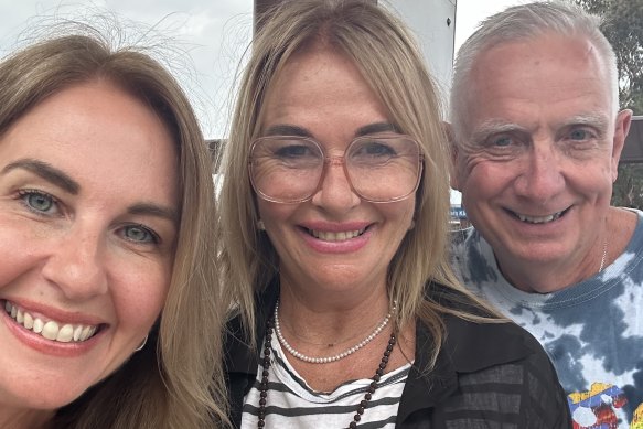 The author (left) with her sister, Maddie, and brother, Mark.