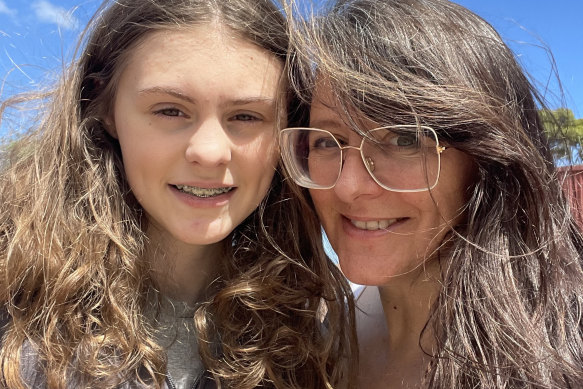 Bronny Lane and her daughter Lexie.