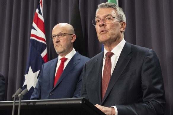 Attorney-General Mark Dreyfus signed off on the warrant from ASIO director-general Mike Burgess.