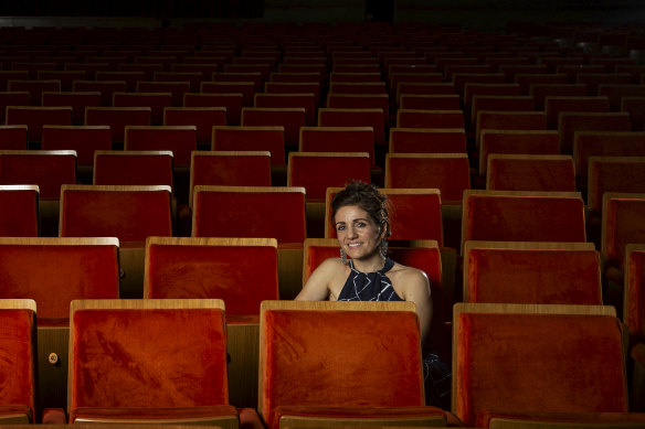 Burger will scan every seat in the auditorium as she performs – even though this time they will all be empty. 
