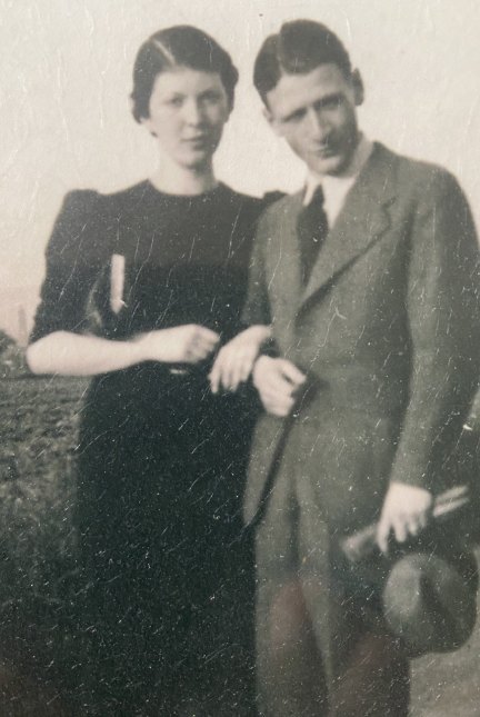 Loewenstein’s grandparents Fred and Irma in Dresden in 1938, just before Nazis attacked Jewish targets in the eastern German city during Kristallnacht.