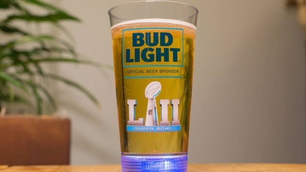 The beer cup created by Buzz for the Super Bowl.?