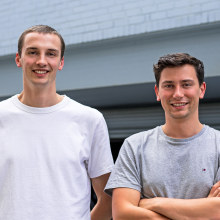 Mindset Health co-founders Alex Naoumidis (right) and his brother Chris Naoumidis