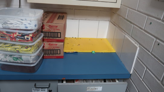 Rat faeces was spotted all over the facility.